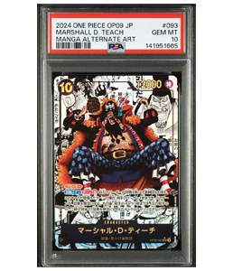 PSA 10 Marshall D. Teach Manga Pararrel OP09-093 - ONE PIECE Japan 2024